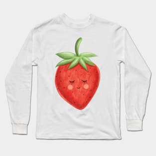 Cute Strawberry Long Sleeve T-Shirt